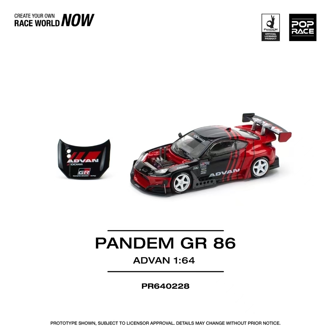 POP Race 1:64 Pandem GR86 ZN8  - Die Cast Car 1 64 ulasan dan harga