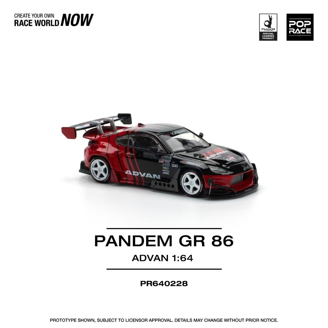 POP Race 1:64 Pandem GR86 ZN8  - Die Cast Car 1 64 ulasan dan harga