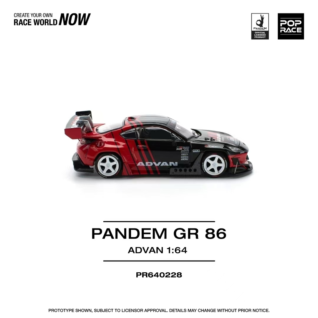 POP Race 1:64 Pandem GR86 ZN8  - Die Cast Car 1 64 ulasan dan harga