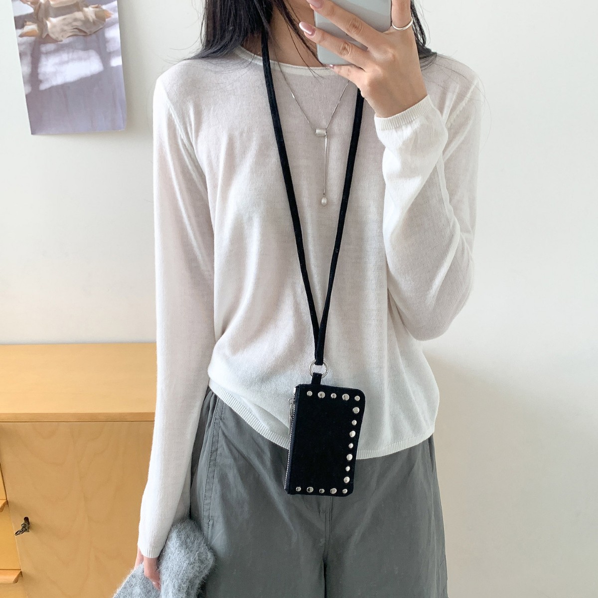 NEW Studded Shoulder Bag Mini  - Card Top Loader ulasan dan harga