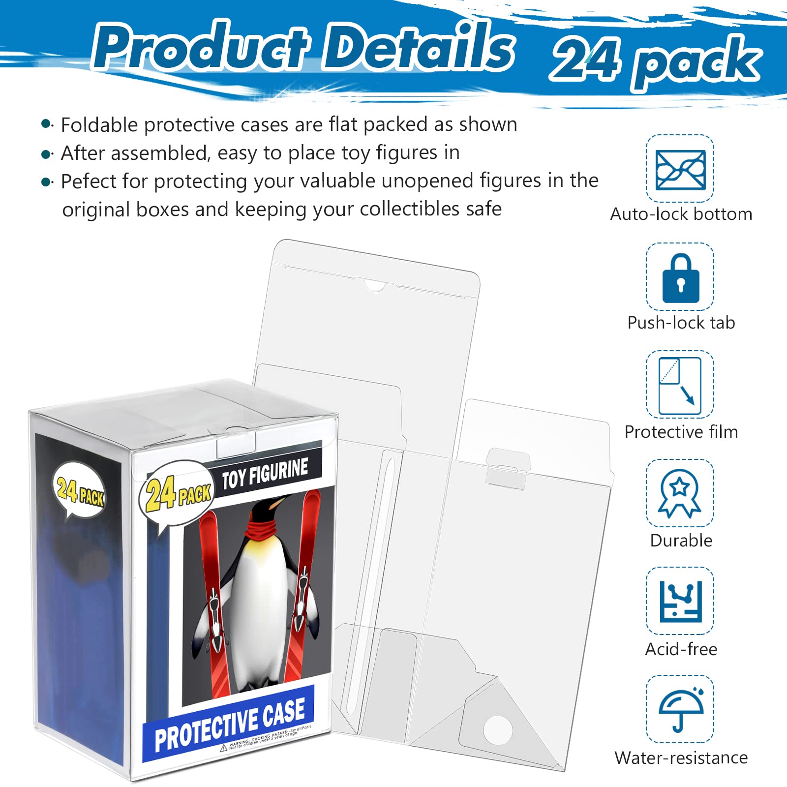 Premium Clear Heavy Duty 0.35/ - Funko Pop Protector ulasan dan harga