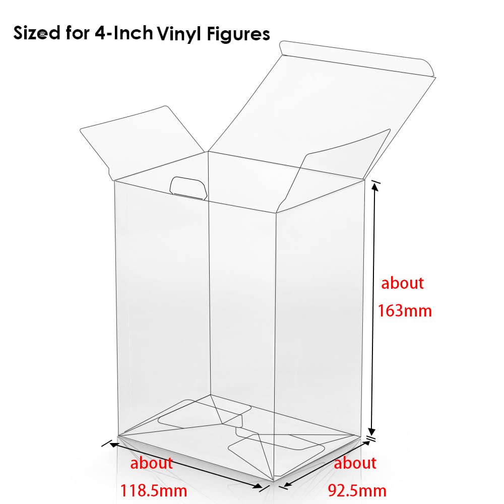 4 inch Clear Protectors Case F - Funko Pop Protector ulasan dan harga
