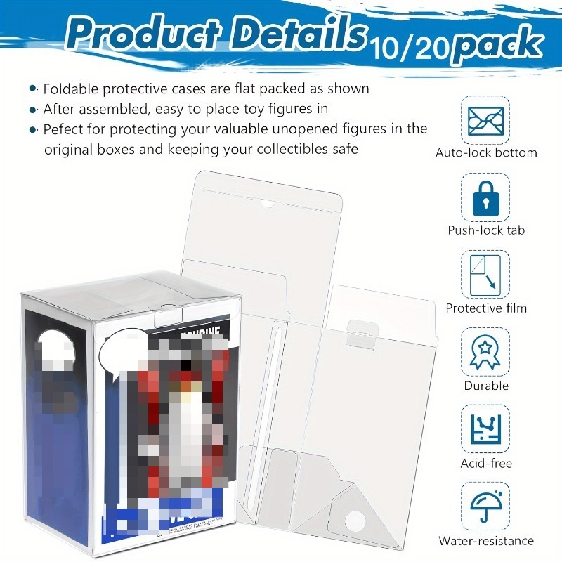 20/10-Pack Premium Clear Prote - Funko Pop Protector ulasan dan harga